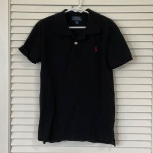FINAL SALE!! 3 Polo Ralph Lauren Boys Black Collared Shirt Sizes 5, 7, 10/12 (M)